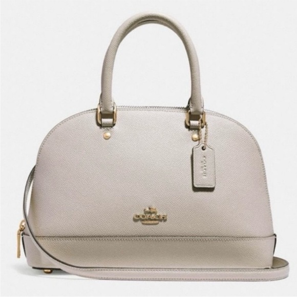 Coach Handbags - Coach Ivory Sierra Satchel Bag